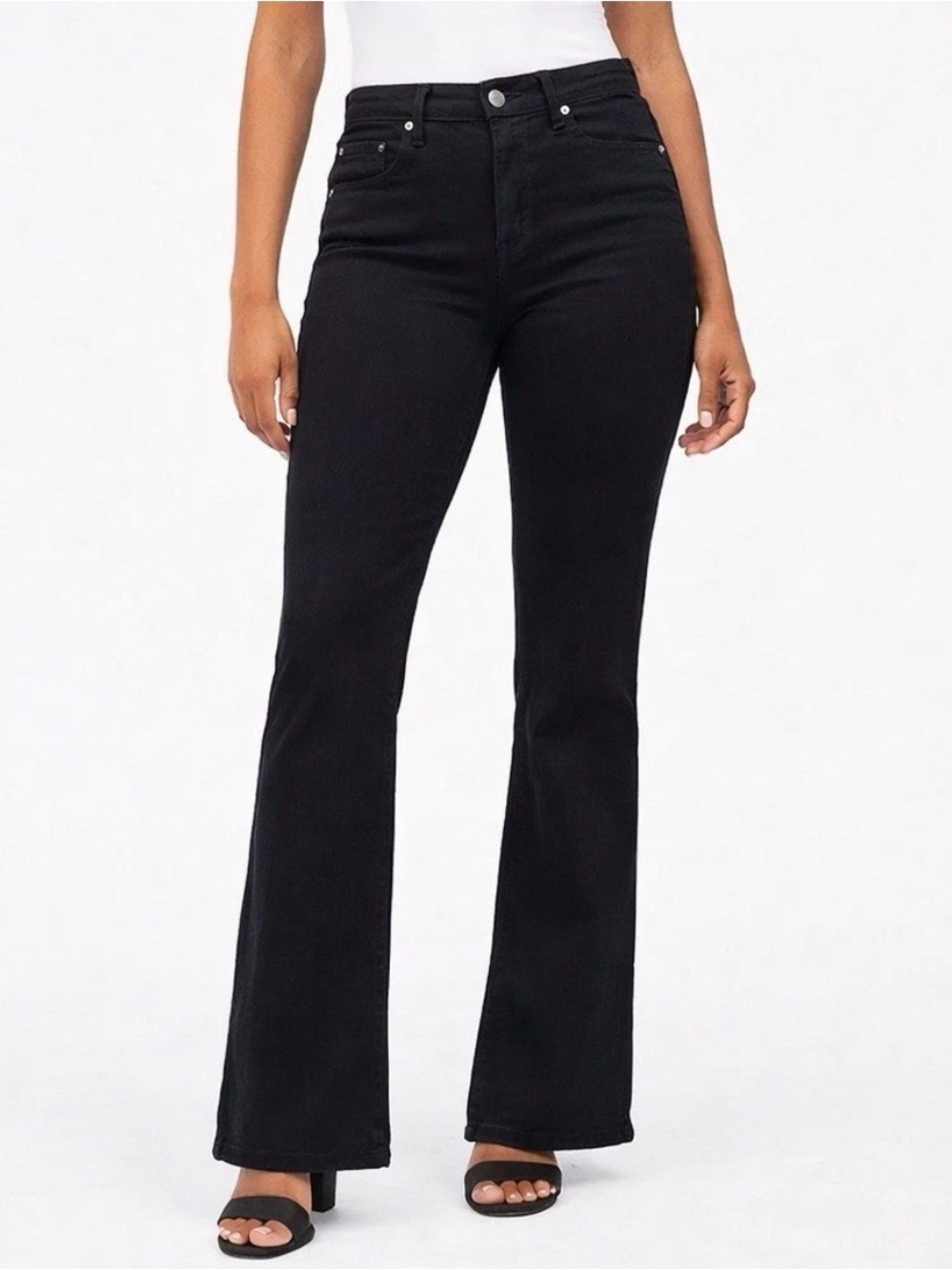 LEVI STRAUSS Signature Stretch Bootcut Black Jeans Women’s Size 6